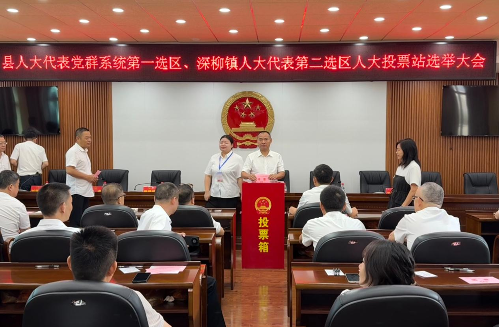 安乡县有序开展县乡两级人大代表换届选举投票